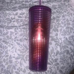 Gridded Starbucks tumbler BNWT